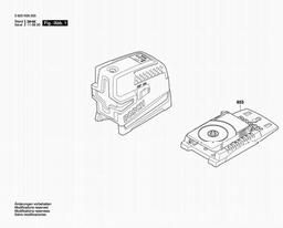 Bosch Laser Cross Level PCL 20 spare parts
