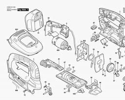 Bosch Cordless Jigsaw PST 18 LI spare parts
