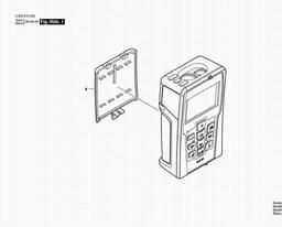 Bosch Distance Measuring Unit PLR 25 spare parts