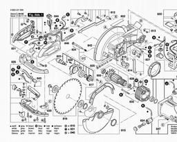 Bosch Compound Mitre Saw PCM 10 spare parts