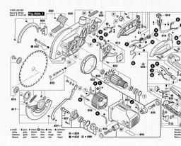 Bosch Slide Mitre Saw PCM 8 S spare parts