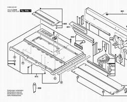 Bosch Table Saw PTS 10 spare parts