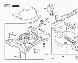 Bosch Compound Mitre Saw PCM 7 spare parts