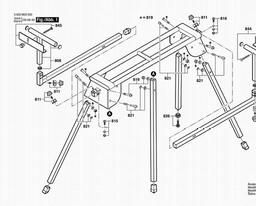 Bosch Mounting Tool PTA 2400 spare parts
