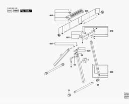Bosch Mounting Tool PTA 1000 spare parts