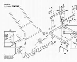 Bosch Table Stand PTA 2000 spare parts