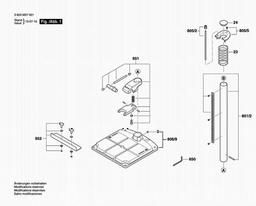 Bosch Bench Drill PBD 40 spare parts
