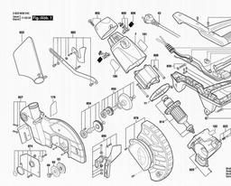 Bosch Table Mitre Saw PCM 1800 SD spare parts