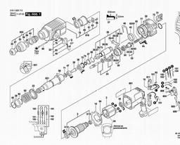 Bosch Rotary Hammer GBH 2-24 DSR spare parts