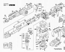 Bosch Rotary Hammer DD533 spare parts