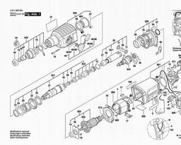 Bosch Rotary Hammer GBH 2200 spare parts