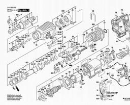 Bosch Rotary Hammer 11255VSR spare parts