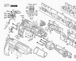 Bosch Rotary Hammer GBH 2-18 E spare parts