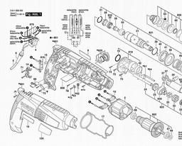 Bosch Rotary Hammer GBH2-18 RE spare parts
