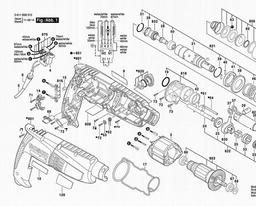 Bosch Rotary Hammer 11258VSR spare parts