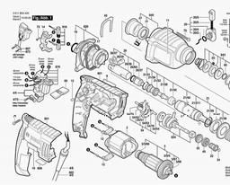 Bosch Rotary Hammer GBH 2-20 D spare parts