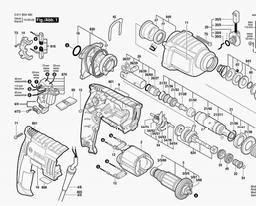 Bosch Rotary Hammer GBH 2-20 D spare parts