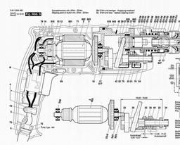 Bosch Rotary Hammer GBH 2-20 DRE spare parts