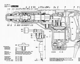 Bosch Rotary Hammer RH 745 spare parts