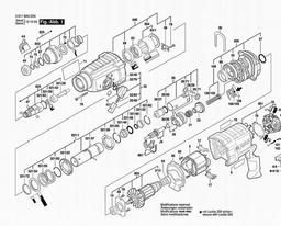 Bosch Rotary Hammer GBH 2-24 D spare parts