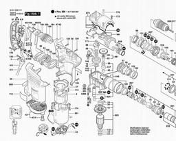 Bosch Rotary Hammer RH432VCQ spare parts