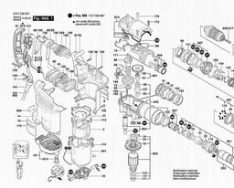 Bosch Rotary Hammer DD544 spare parts