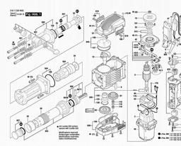 Bosch Demolition Hammer MH 16-XE spare parts