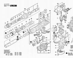 Bosch Demolition Hammer SPIT 493 spare parts