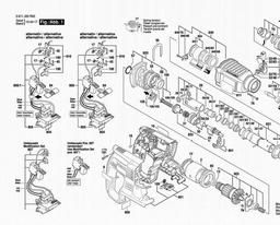Bosch Rotary Hammer GBH 36 V-LI spare parts