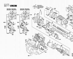 Bosch Rotary Hammer GBH 36 V-LI spare parts