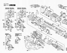 Bosch Rotary Hammer GBH 36 VF-LI spare parts