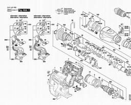 Bosch Rotary Hammer H 36-MAS spare parts