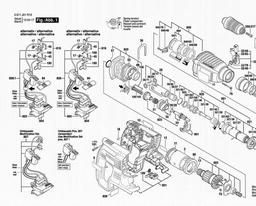Bosch Rotary Hammer 11536VSR spare parts