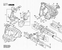 Bosch Cordless Hammer Drill GBH 18 V-LIY spare parts