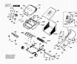 Bosch LAWNMOWER ELAN 32 spare parts