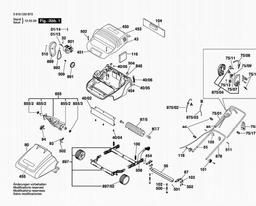Bosch Lawnmower CEM32 spare parts