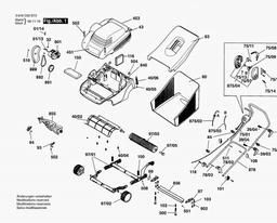 Bosch Lawnmower ECLIPSE 32 spare parts