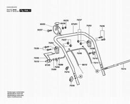 Bosch Lawnmower PETROL CYLINDER 14SK spare parts