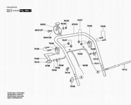 Bosch LAWNMOWER PETROL CYLINDER 17S spare parts