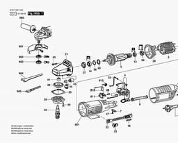 Bosch Angle Grinder SUPER HOBBY spare parts