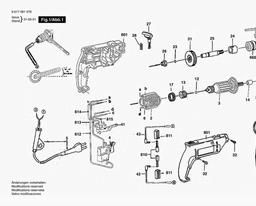 Bosch Univ. 2speed Impact Drill SUPER HOBBY 577 spare parts