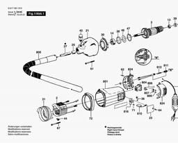 Bosch Hf-internal Vibrator GVC 20 EX spare parts