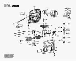 Bosch Combi Jigsaw Perfect SH 514 spare parts