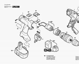 Skil 2484 spare parts