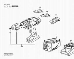 Skil 2487-B2 spare parts