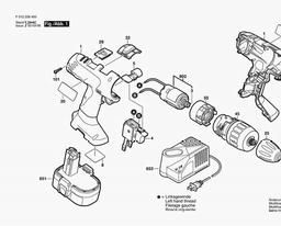 Skil 2584 spare parts