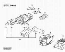 Skil 2887-B2 spare parts