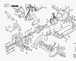 Bosch Circular Hand Saw HD77 spare parts