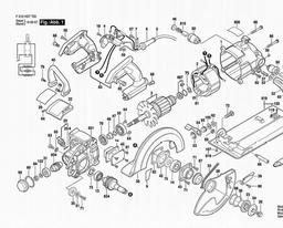 Bosch Circular Hand Saw HD77 spare parts
