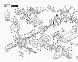 Bosch Circular Hand Saw SHD77 spare parts
